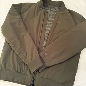 Lululemon About Face Olive Bomber Jacket